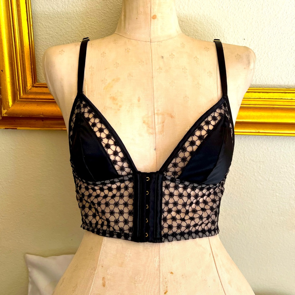Elegant Black Lace Bralette